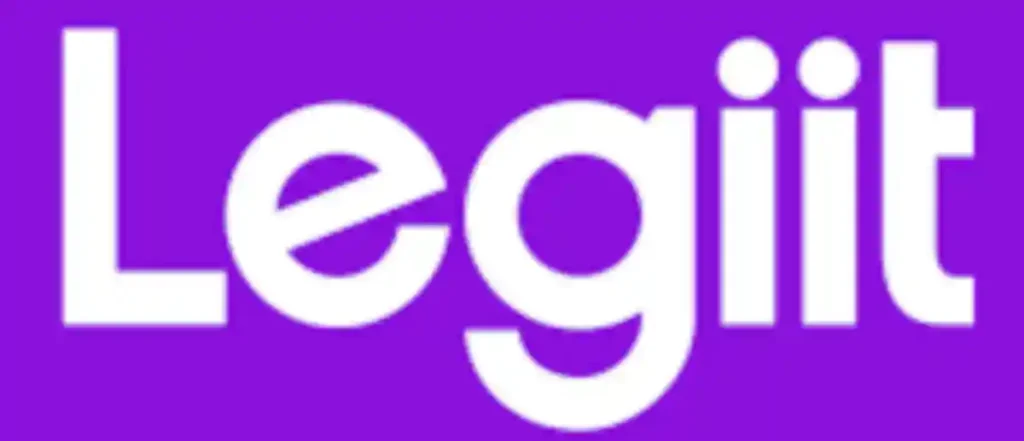 A cropped screenshot of Legiit logo